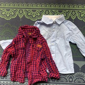 Two 12 month button downs